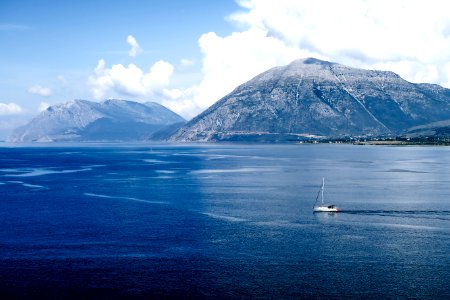 Greece, Rionantirion bridge, Sea