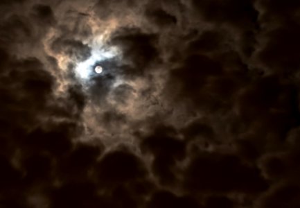 full moon on cloudy sky during nighttime