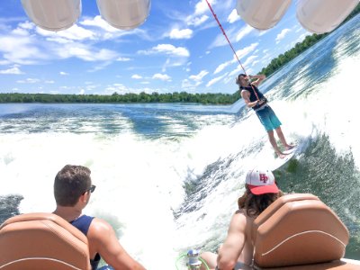 Lake, Boat, Summer
