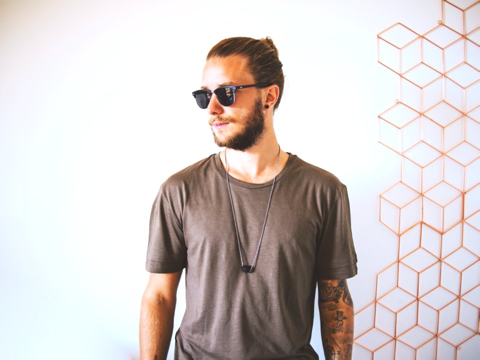 man wearing sunglasses