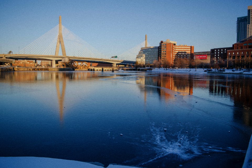 Boston, Leonard p. zakim bunker hill bridge, United states