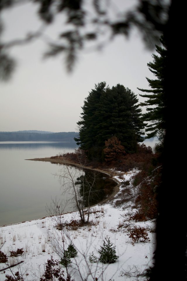 Wachusett reservoir, United states, Ice