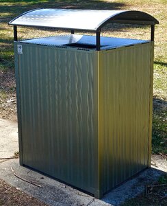 Trash container waste