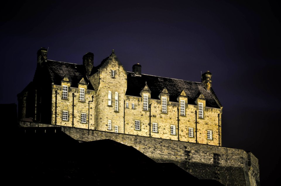 Edinburgh, Night, Castle