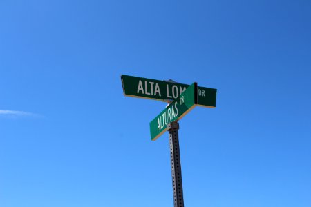 Joshua tree, United states, Road sign
