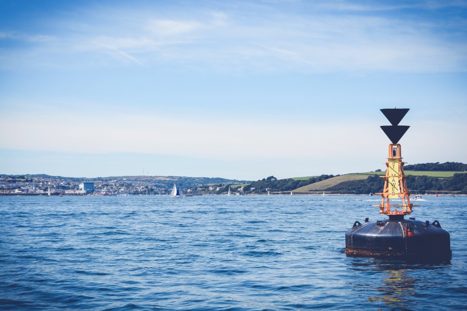 Falmouth docks, United kingdom, Sea