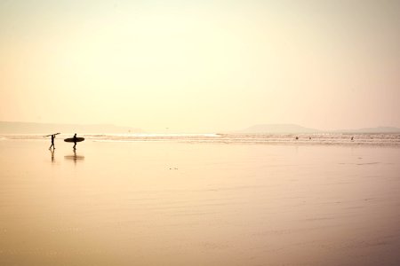 Ocean, Rhossili bay, United kingdom photo