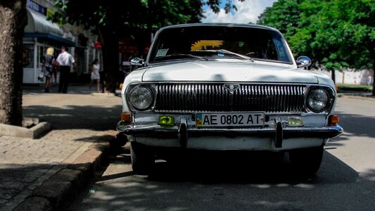 Parked auto transportation photo