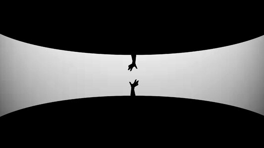 Silhouette wallpaper black