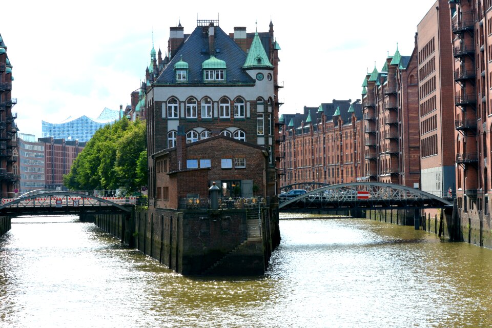 Building old speicherstadt architecture