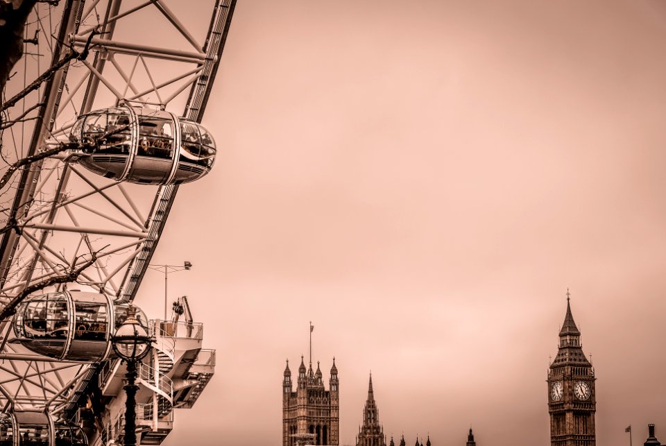 London eye, London, United kingdom photo