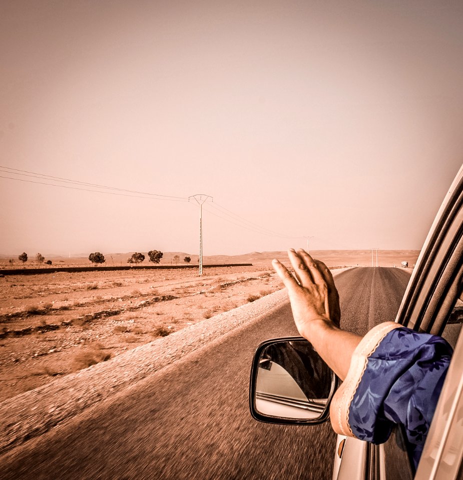 Morocco, Ouarzazate province, Driver photo