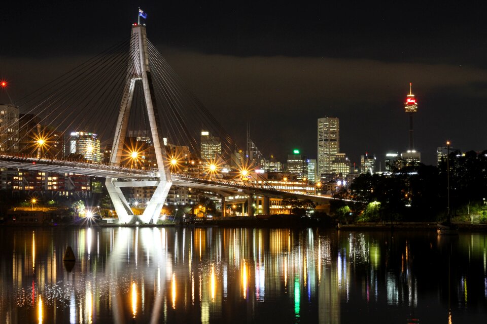 City cityscape downtown photo