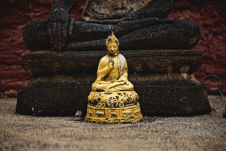 Buddha craftsmanship detail photo