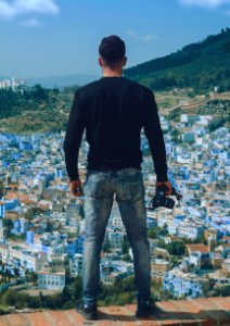 Morocco, Nature, Chefchaouen the blue pearl photo