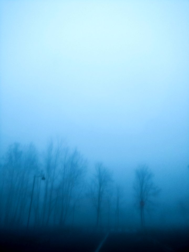 Bergamo, Italy, A foggy day