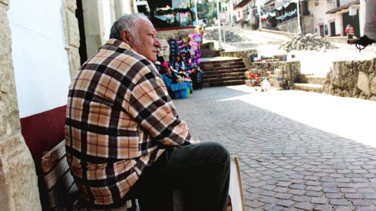 Pondering, Later life, Alone photo