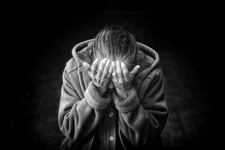 Desperation grief female