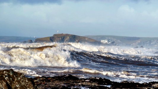 Bantham beach, Waves, Seaside