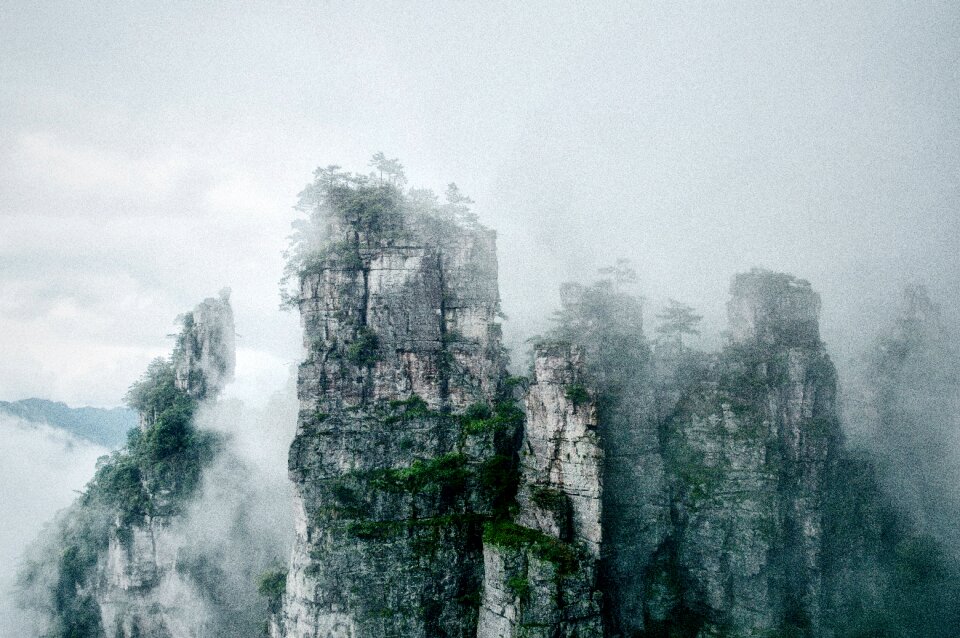 Lotus mountain guangxi scenery