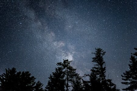Night sky stars photo