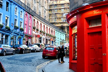 Edinburgh, Victoria street, United kingdom photo