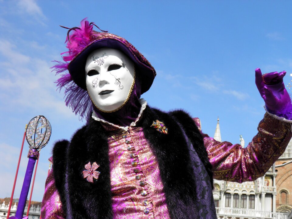 Mask disguise carnival of venice