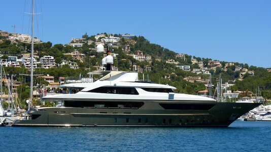 Motor yacht ship water