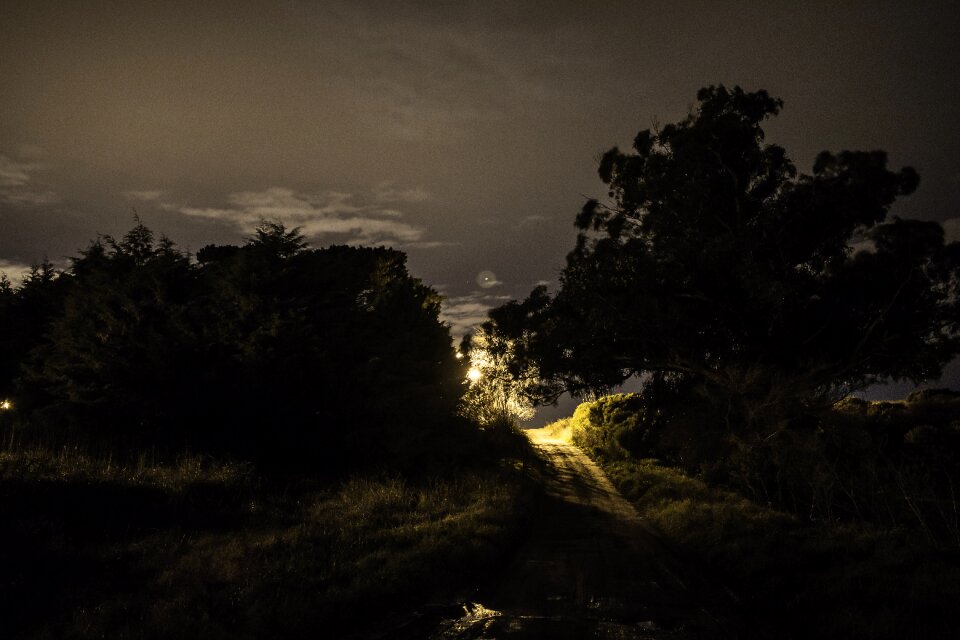 High exposure night landscape