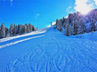 Monte lussari, Italy, Skilift photo
