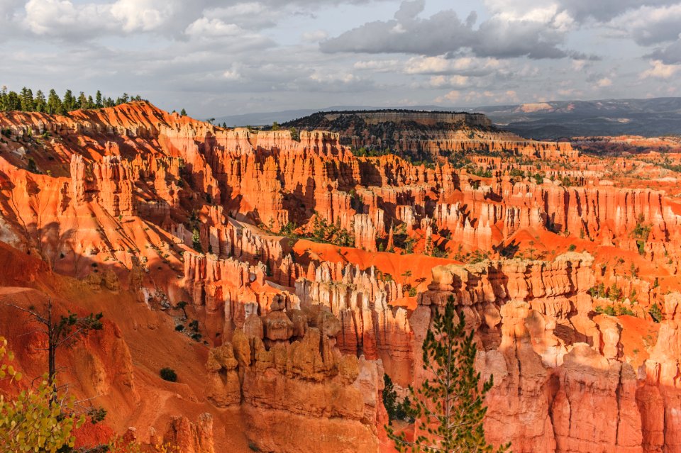 aerial photography of mountain photo