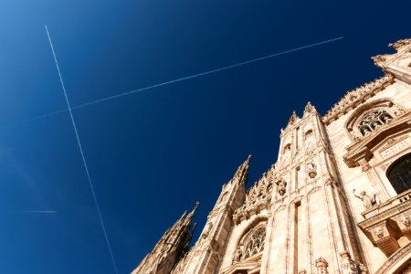 low angle photography of brown structure