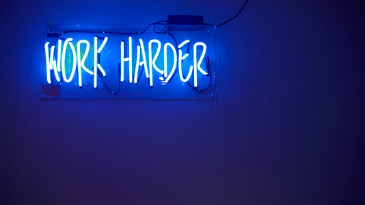Sign text work harder