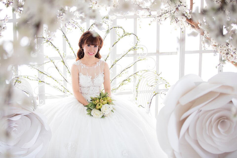 Wedding white dress