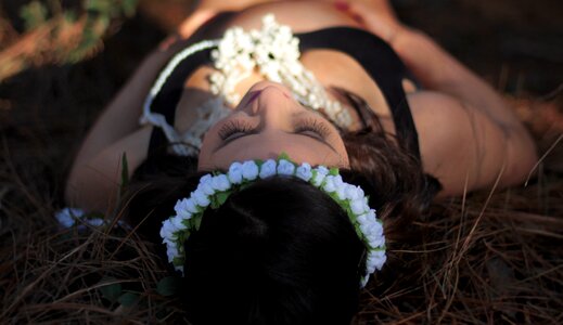 Nature outdoors pregnant
