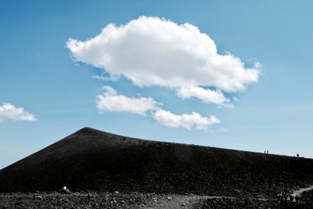 Italy, Mount etna, Moon