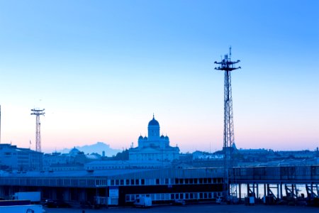 Helsinki, Finl, Sunset photo