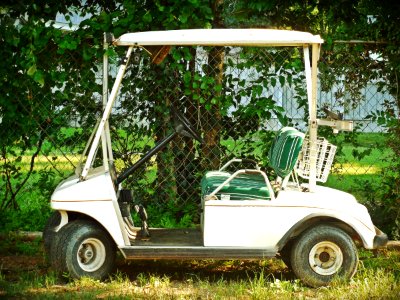 Vehicle, Seat, Lawn photo