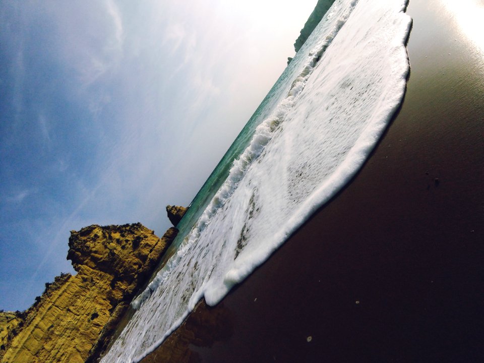 Rock, Ocean, Blue