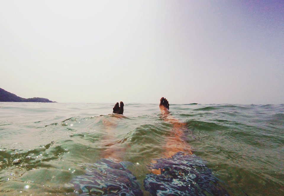 Happy, Ocean, Waves