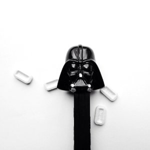 Darth vader, Toy, Black