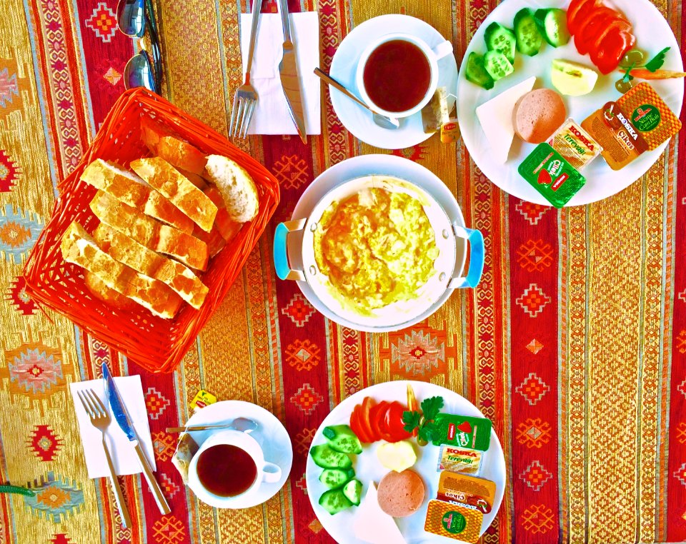 Breakfast, Egg, Bread