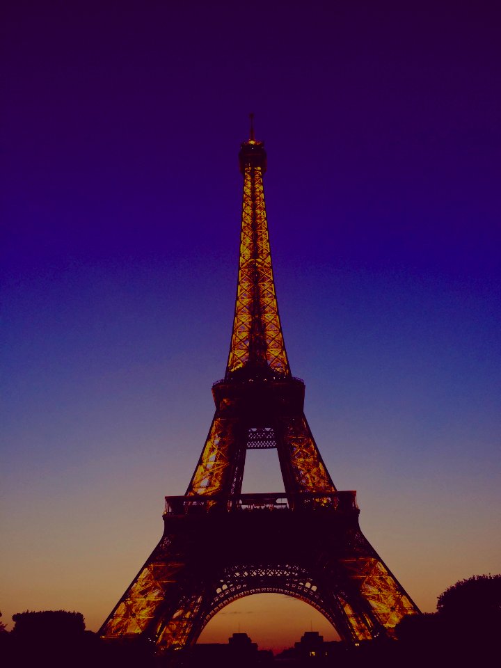 Night, La tour eiffel, Paris