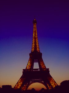 Night, La tour eiffel, Paris