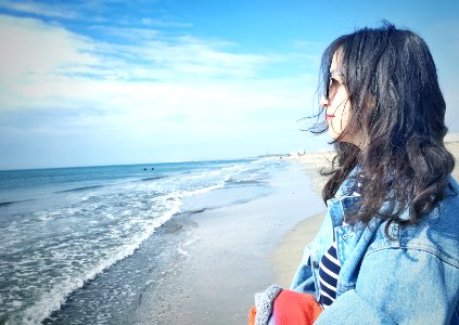 Beach, Sun, Person