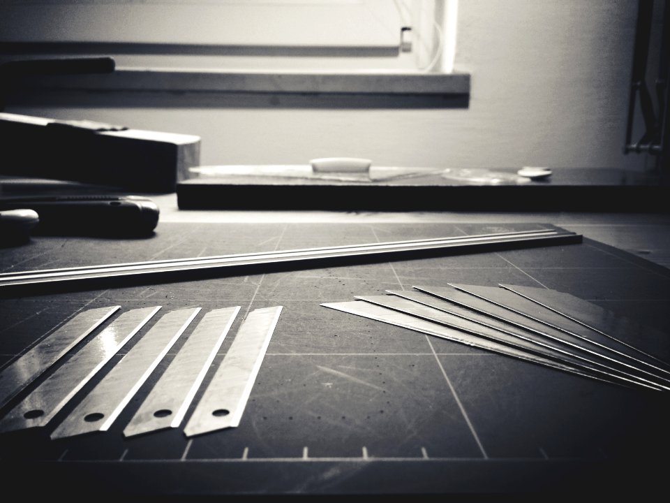 Blades, Ruler, Tools