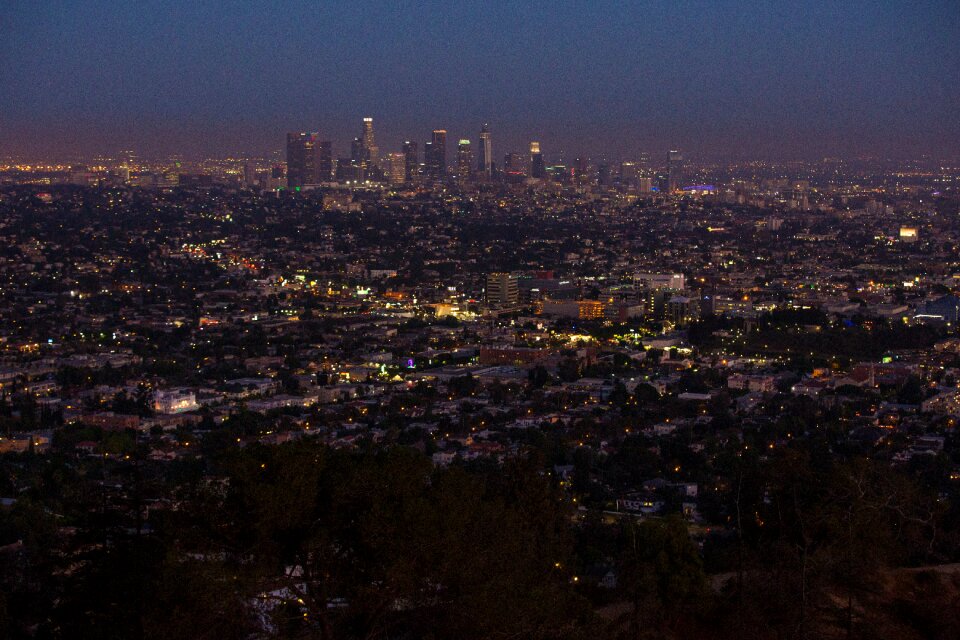 Los angeles skyline photo