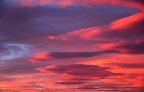 cloudy sky during orange sunset