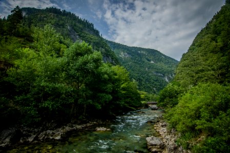 River, Mountains, Abkhazia photo