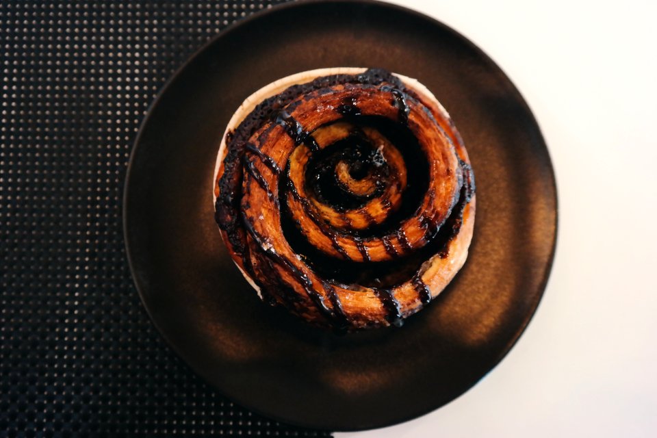 Chocolate roll, Chocolate scones, Decor